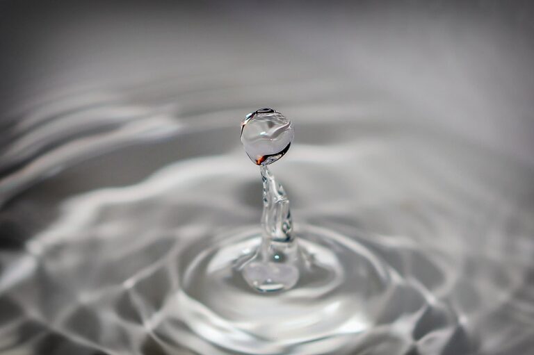 water, droplet, drop
